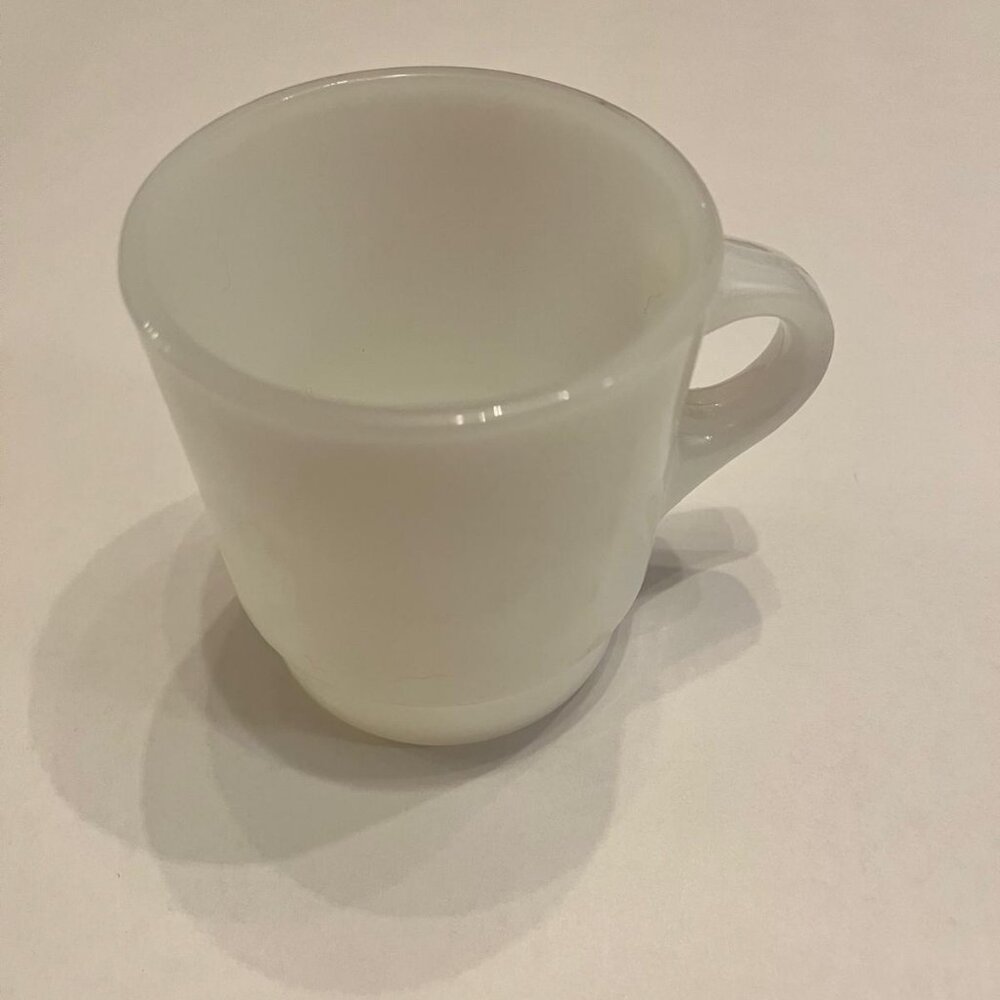 Fire King vintage white coffee mug Anchor Hocking